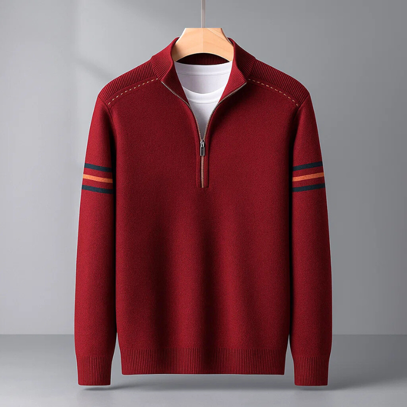 Men's Quarter-Zip Sweater-Outfit2Go