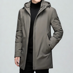 Men's Hooded Coat - Stylish and Versatile Outerwear