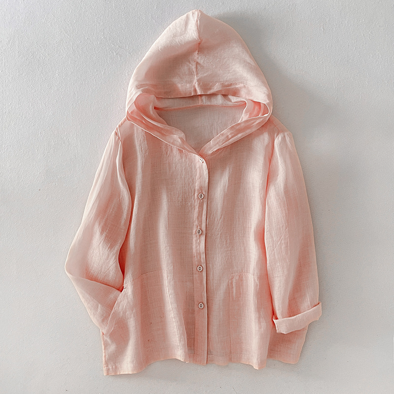 Women's Linen Hoodie - Stylish and Comfortable