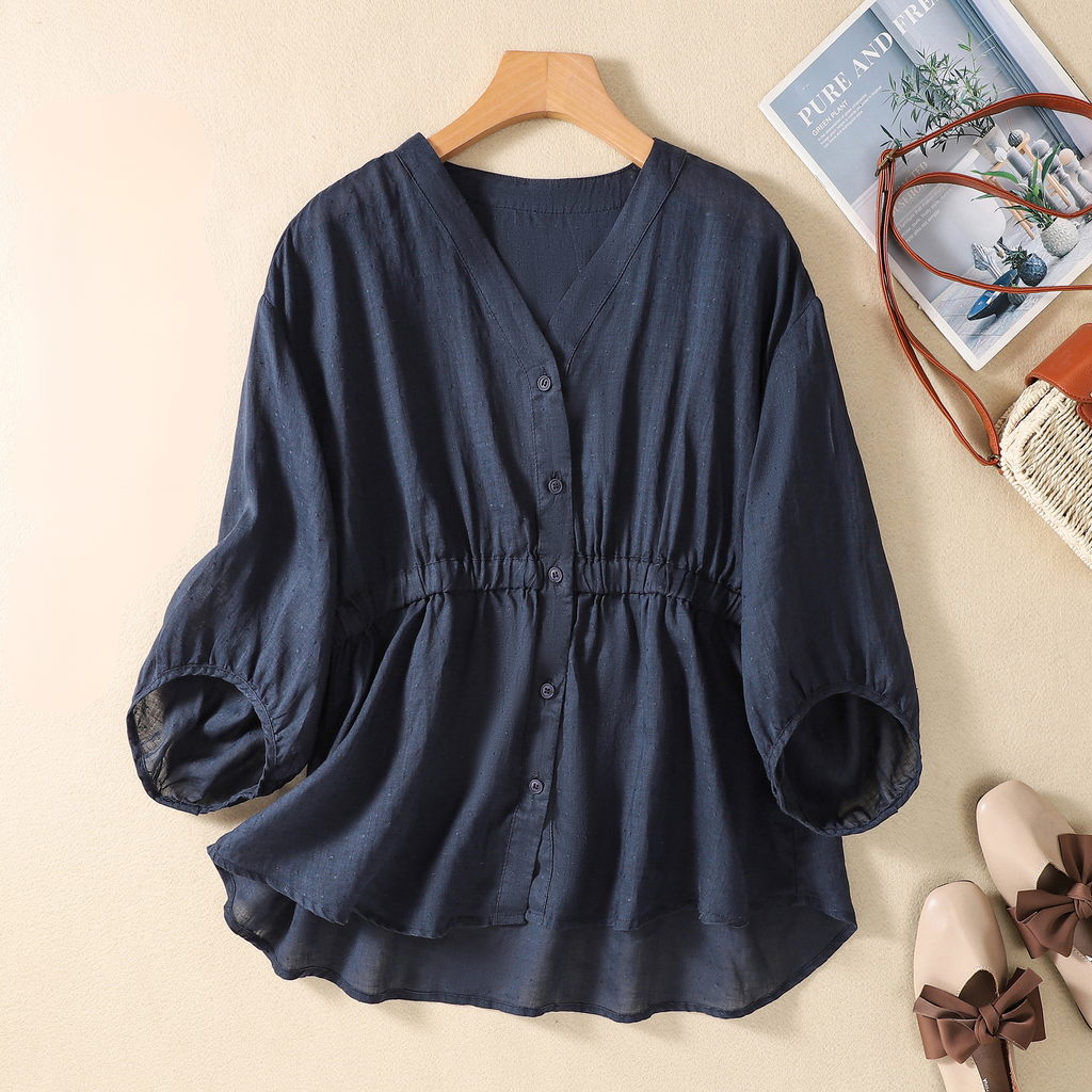 Women's Flowy Blouse - Elegant and Lightweight Top