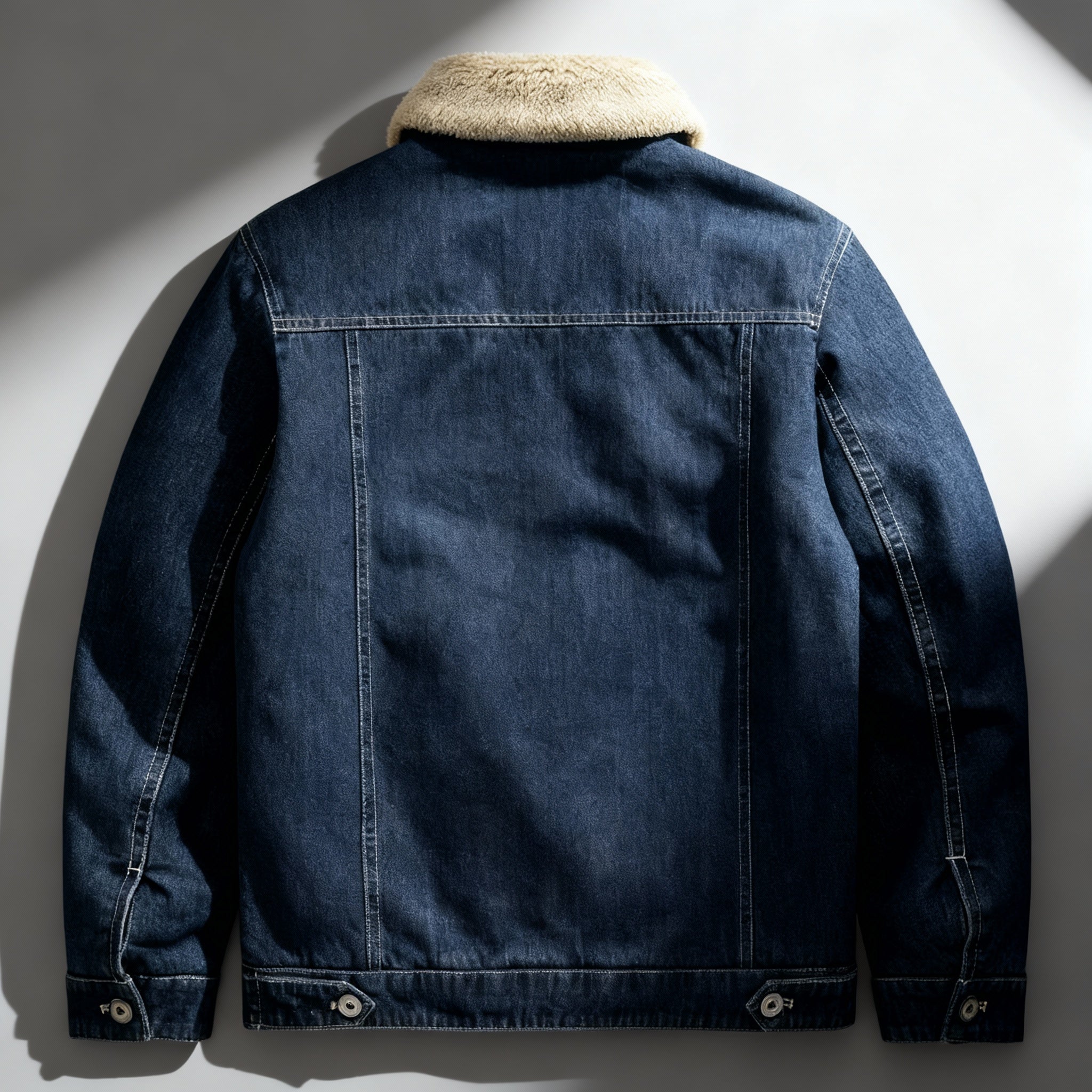 Men's Fleece-Lined Denim Jacket-Outfit2Go