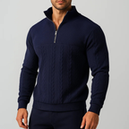 Men's Quarter-Zip Sweater - Cambridge Style