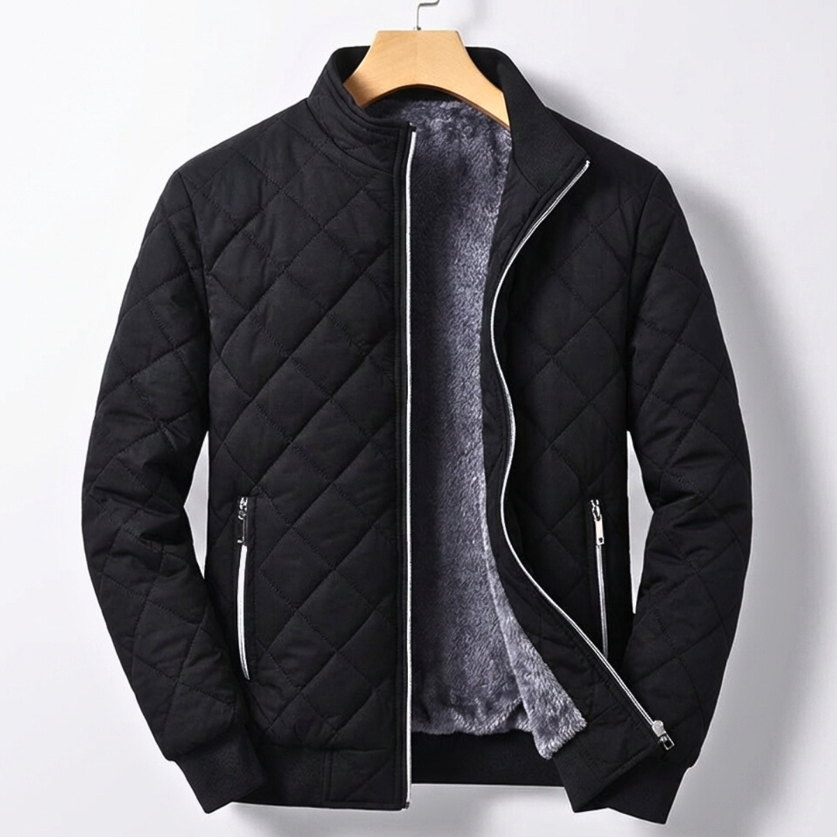 Men's Quilted Jacket – Stylish Warmth and Comfort.-Outfit2Go