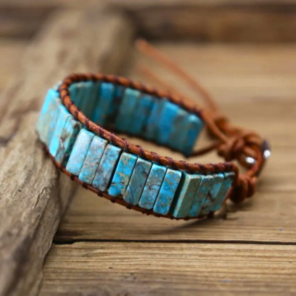 Eco-Friendly Earth-Inspired Tile Bracelet-Outfit2Go