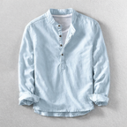Men's Henley Shirt - Stylish and Comfortable