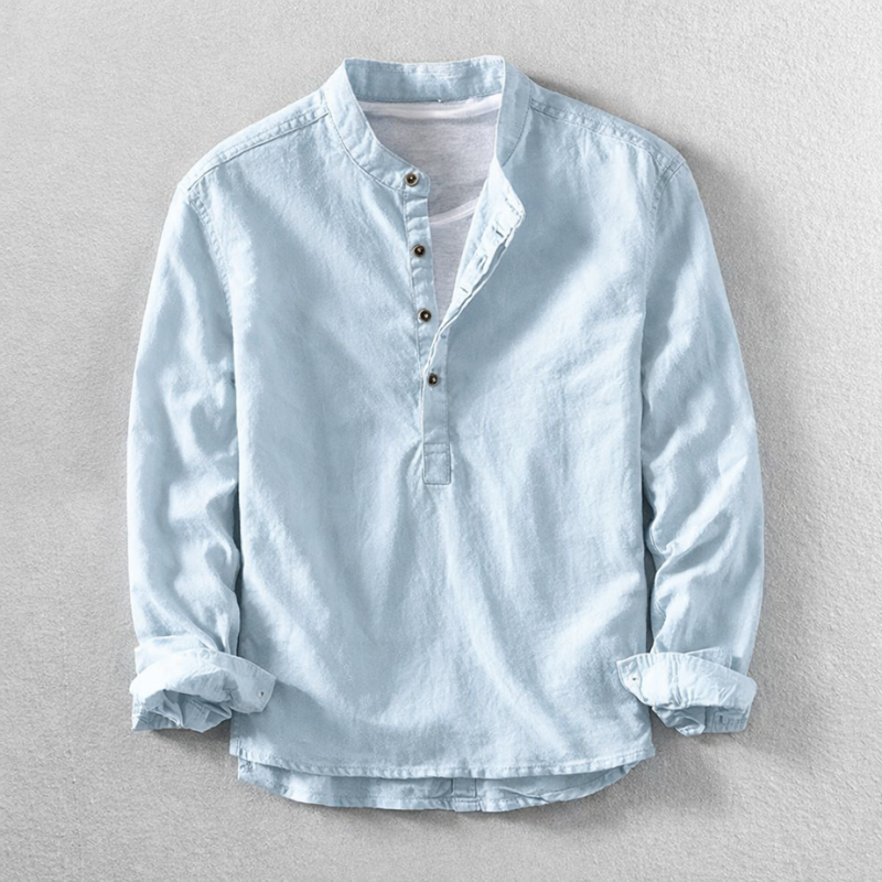 Men's Henley Shirt - Stylish and Comfortable