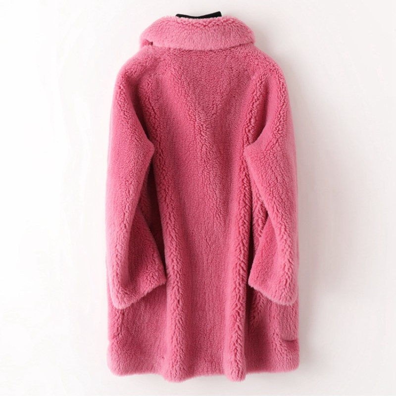 Women's Shearling Coat - Stylish and Cozy Outerwear