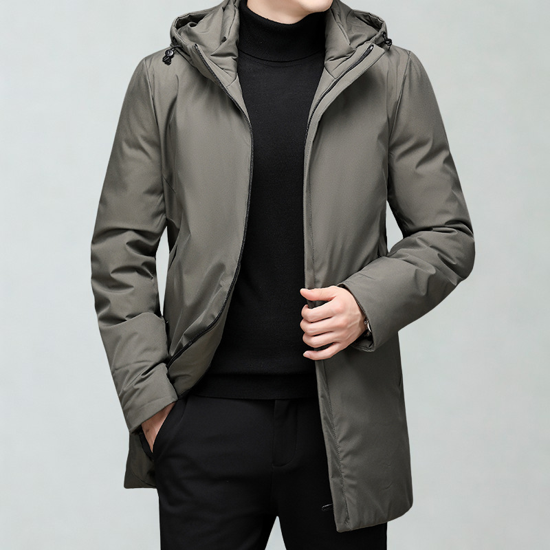 Men's Hooded Coat - Stylish and Versatile Outerwear