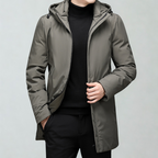 Men's Hooded Coat - Stylish and Versatile Outerwear