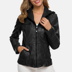 Women's Savona Leather Jacket - Stylish & Durable Outerwear-Outfit2Go