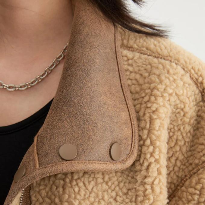 Women's Suede Jacket in Tuscany Style-Outfit2Go