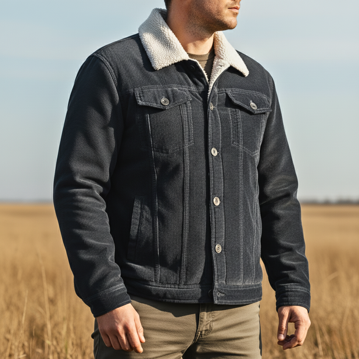 Men's Heritage Corduroy Jacket – Timeless Style and Comfort.-Outfit2Go