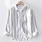 Men's Marino Stripe Shirt – Stylish and Comfortable Design.-Outfit2Go