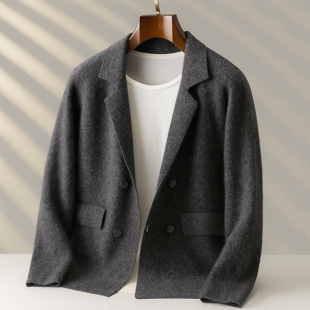 Men's Cashmere Cardigan - Luxurious Comfort and Style-Outfit2Go
