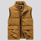 Men's Sherpa Corduroy Vest-Outfit2Go