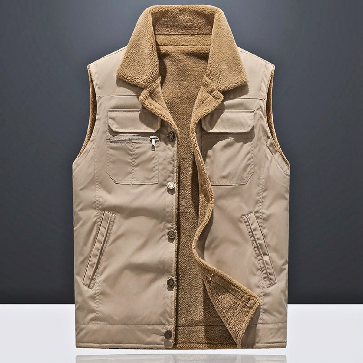 Men's Fleece Vest – Ultimate Comfort and Warmth.-Outfit2Go