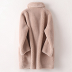Women's Shearling Coat - Stylish and Cozy Outerwear
