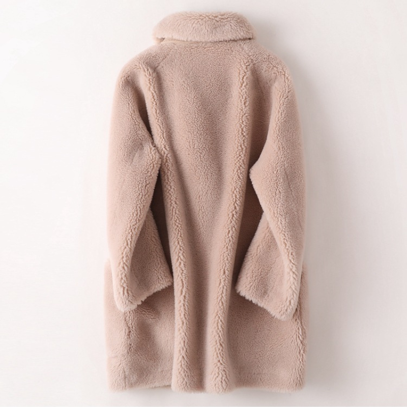 Women's Shearling Coat - Stylish and Cozy Outerwear