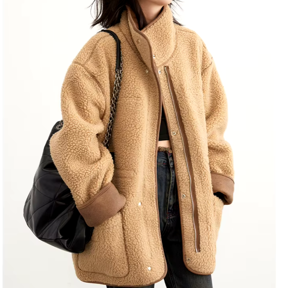 Women's Suede Jacket in Tuscany Style-Outfit2Go