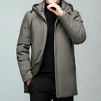 Men's Hooded Coat - Stylish and Versatile Outerwear