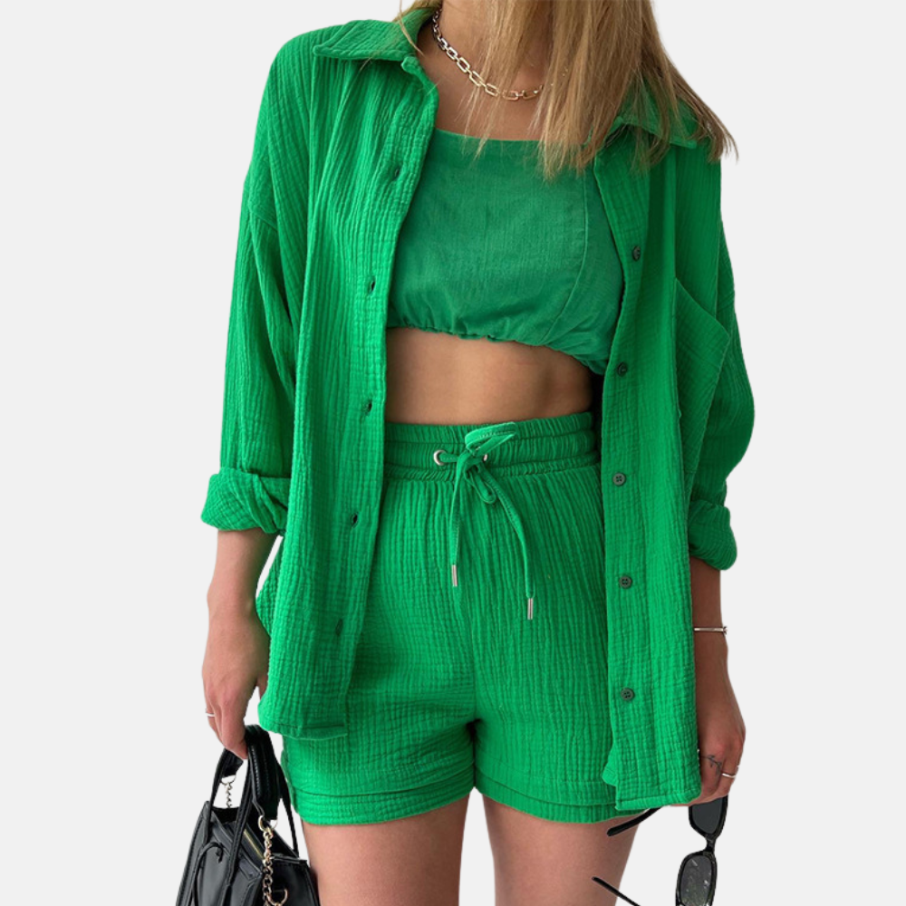 Women's Isla Lounge Set - Comfortable and Stylish Homewear-Outfit2Go