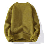 Men's Waffle Crewneck Sweater-Outfit2Go
