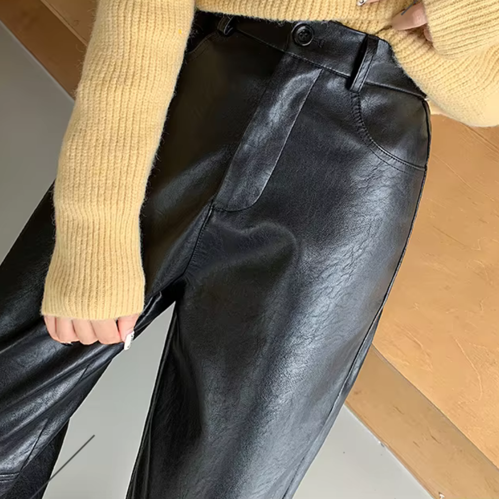 Women's Glossy Vienna Pants-Outfit2Go