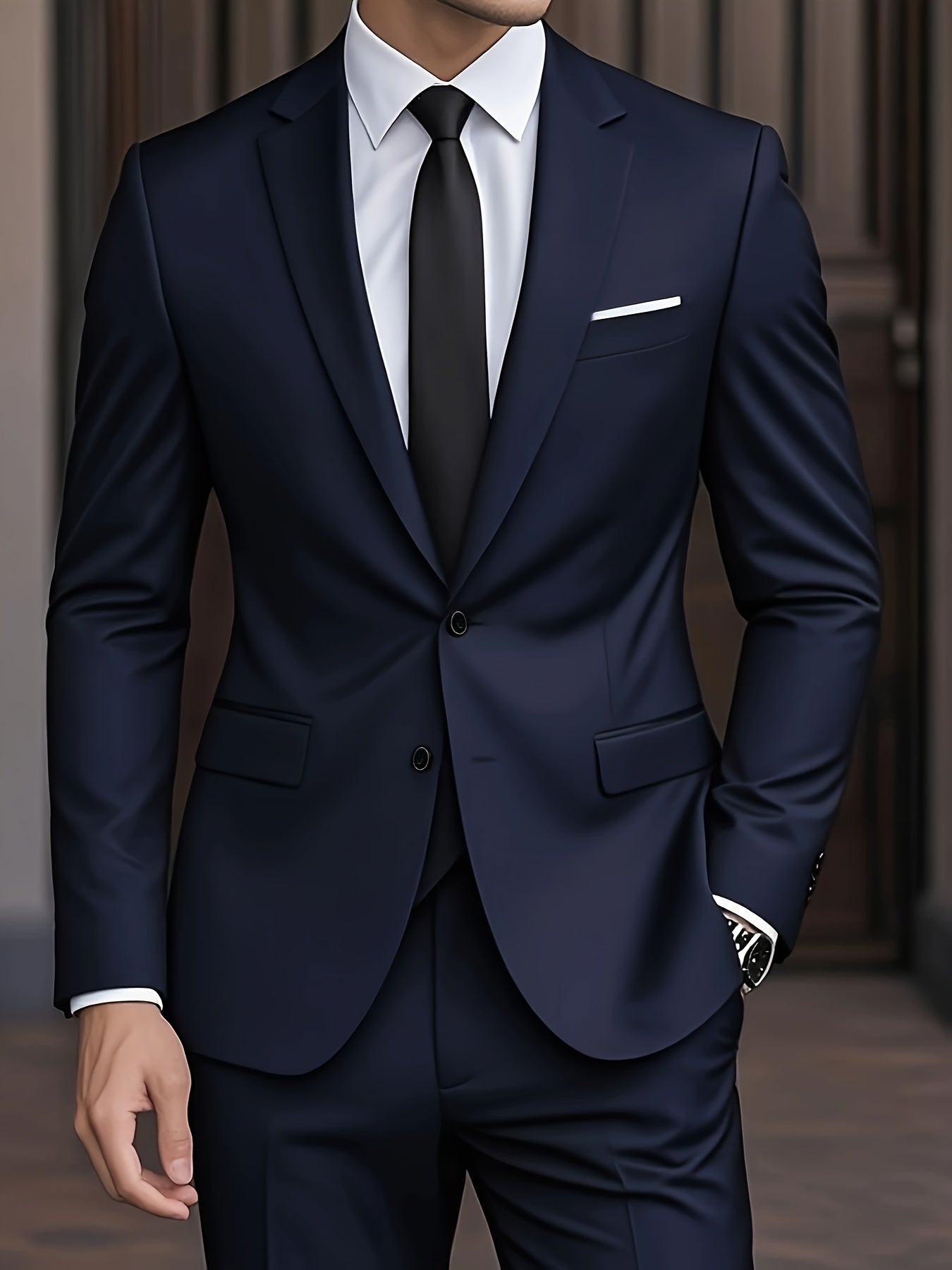 Men's Tailored Suit Set-Outfit2Go