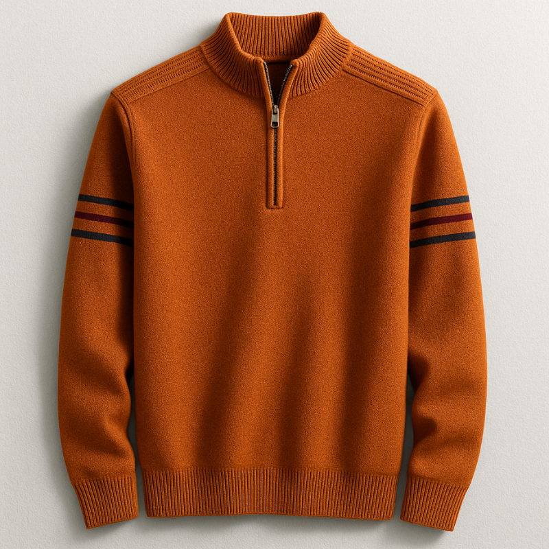 Men's Quarter-Zip Sweater - Stylish and Comfortable Knit Top