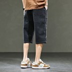Men's Raw Denim Shorts-Outfit2Go