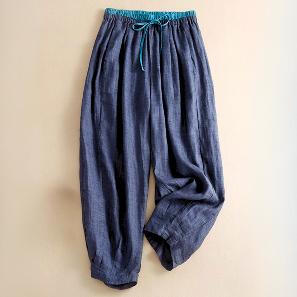 Women's Savona Linen Trousers-Outfit2Go