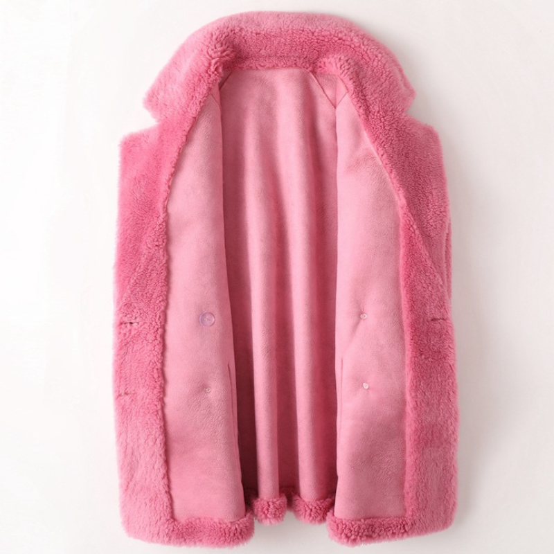 Women's Shearling Coat - Stylish and Cozy Outerwear