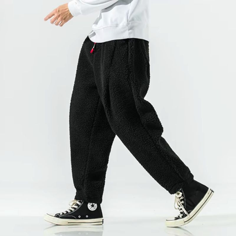 Men's Lambswool Sweatpants - Cozy and Stylish