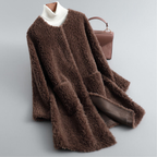 Women's Elegant Wool Coat-Outfit2Go