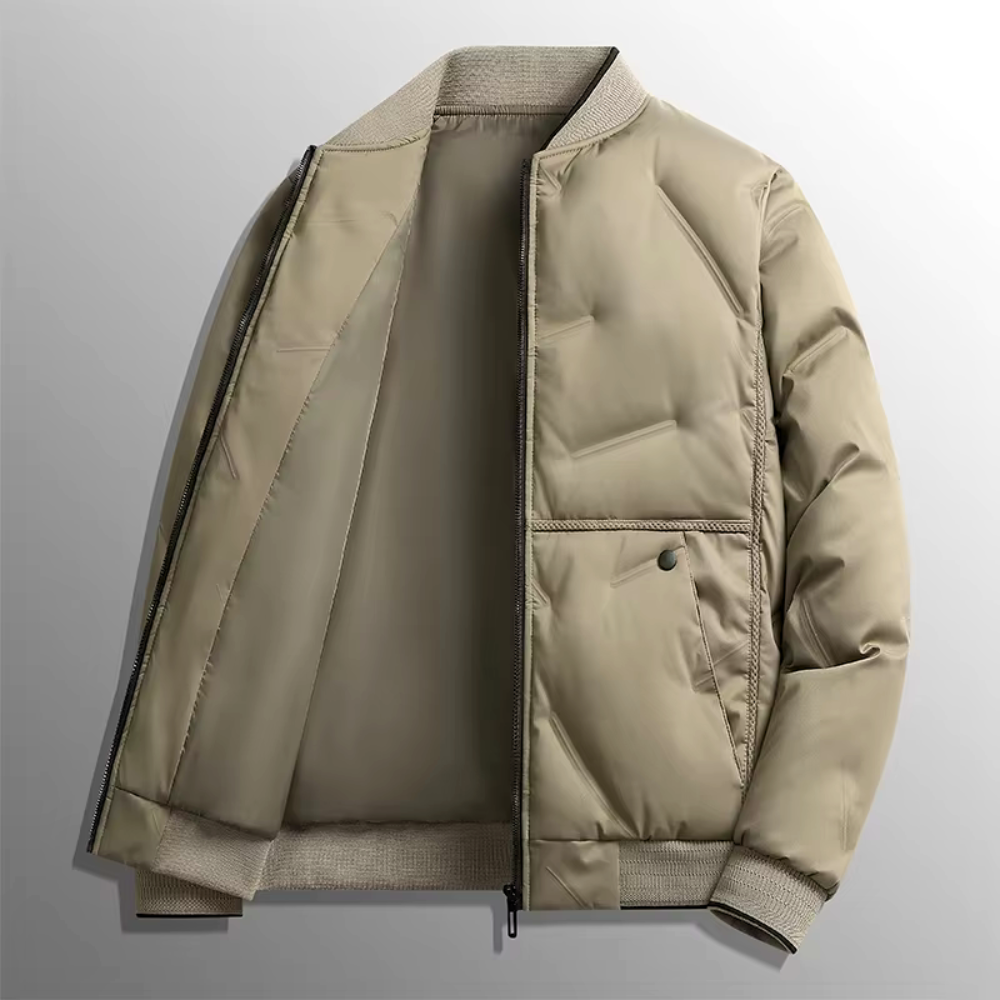 Men's Collared Jacket – Stylish and Versatile Outerwear.-Outfit2Go