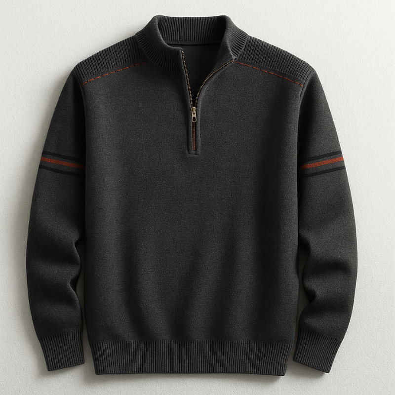 Men's Quarter-Zip Sweater - Stylish and Comfortable Knit Top