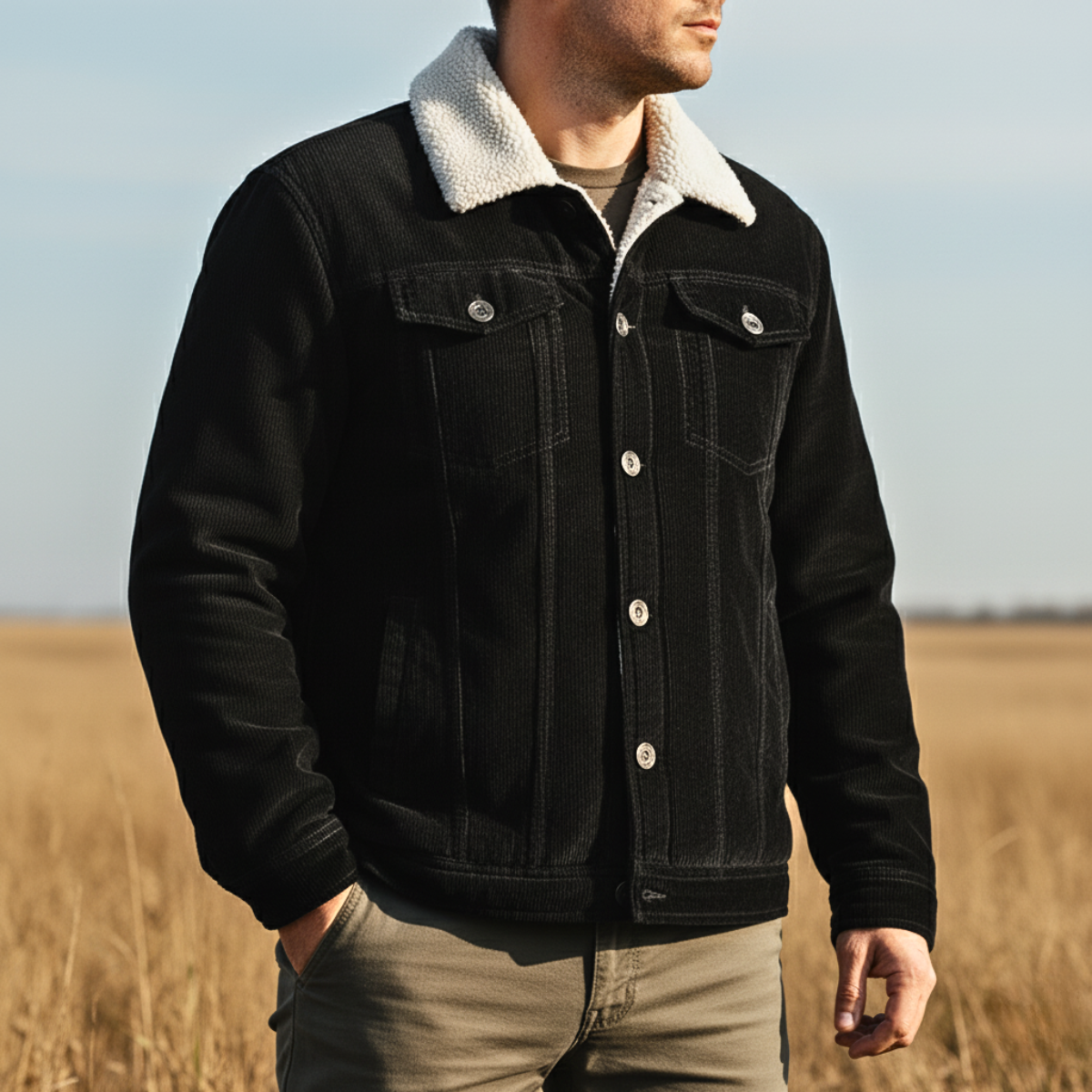 Men's Heritage Corduroy Jacket – Timeless Style and Comfort.-Outfit2Go
