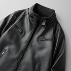 Men's Leather Jacket – Stylish and Durable Outerwear.-Outfit2Go