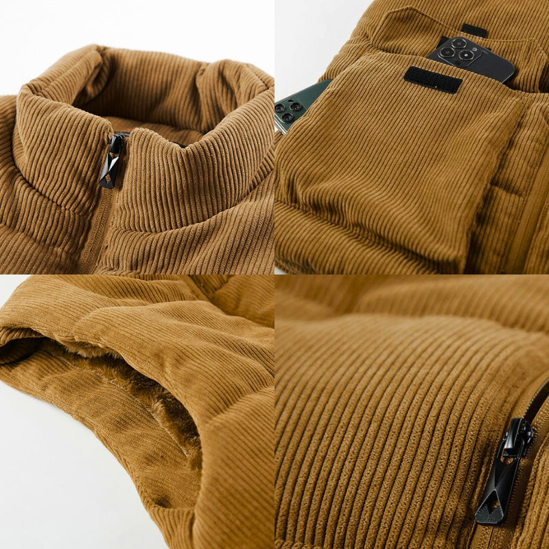 Men's Sherpa Corduroy Vest-Outfit2Go