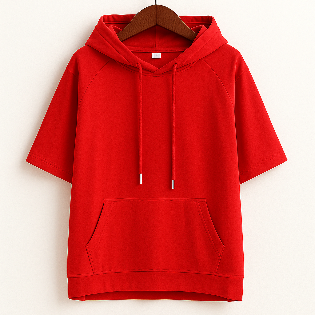 Women's Short-Sleeve Hoodie