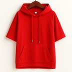 Women's Short-Sleeve Hoodie