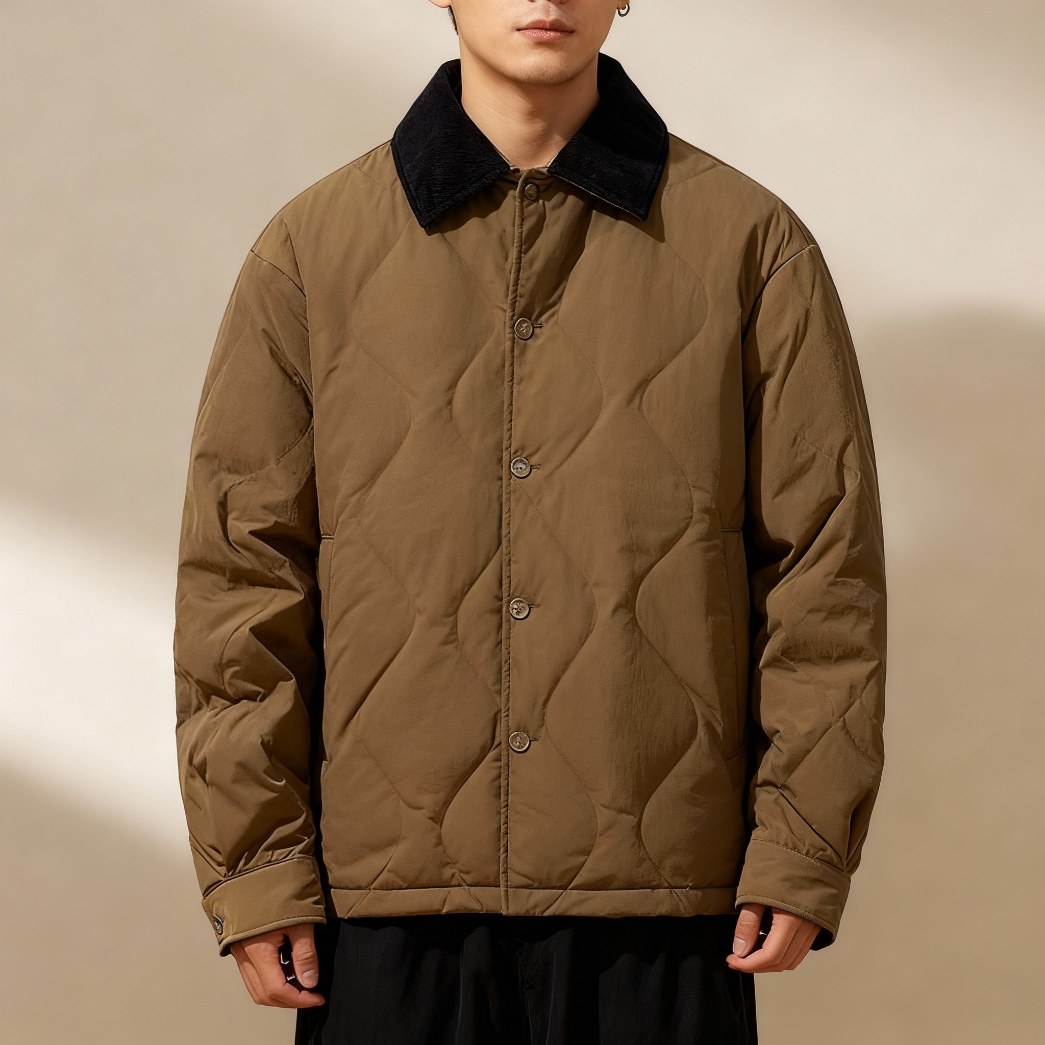 Men's Quilted Corduroy Jacket-Outfit2Go