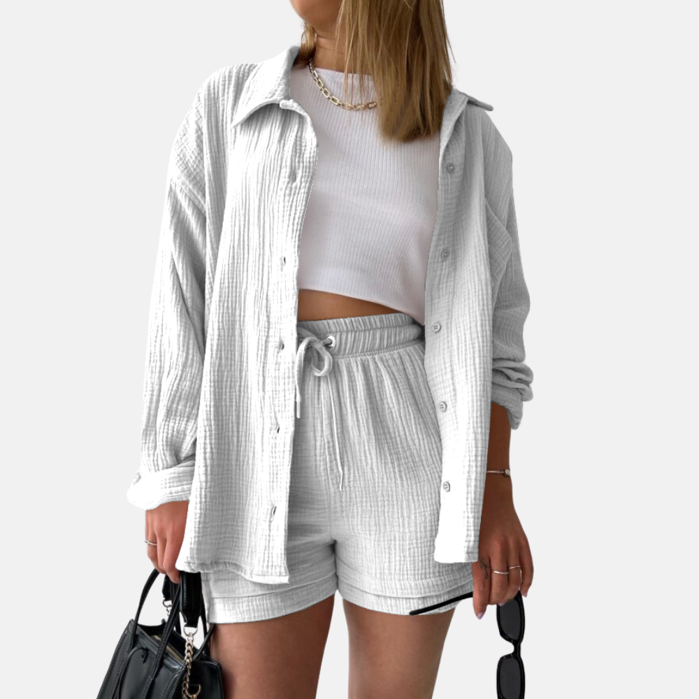 Women's Isla Lounge Set - Comfortable and Stylish Homewear-Outfit2Go