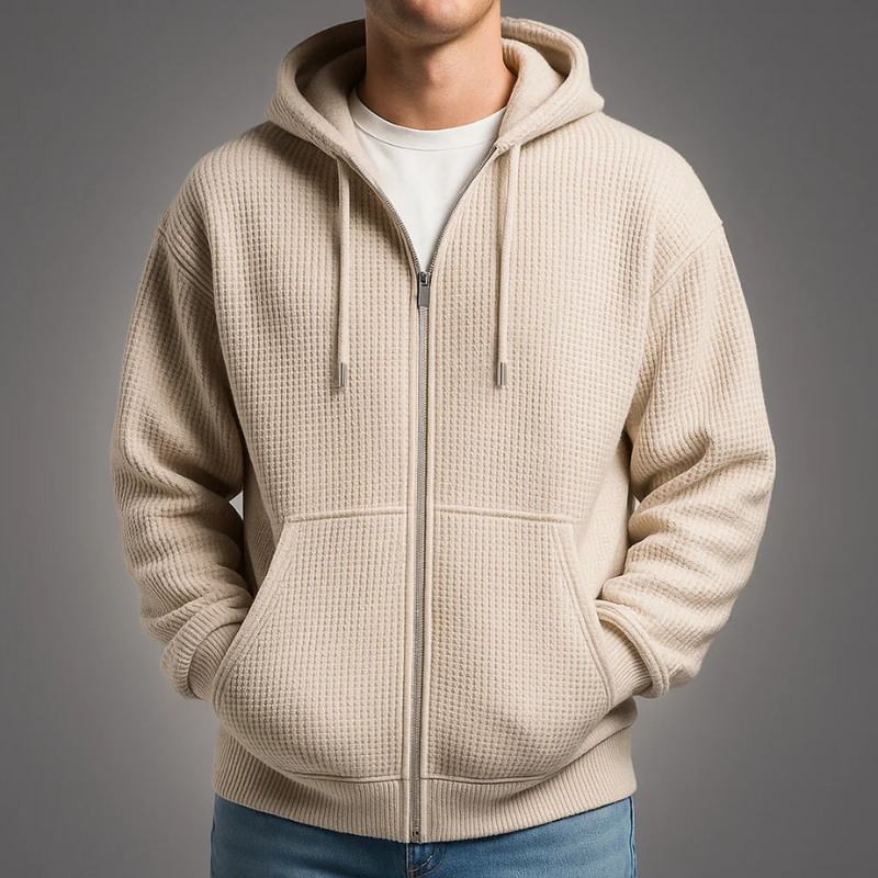 Men's Waffle Hoodie-Outfit2Go