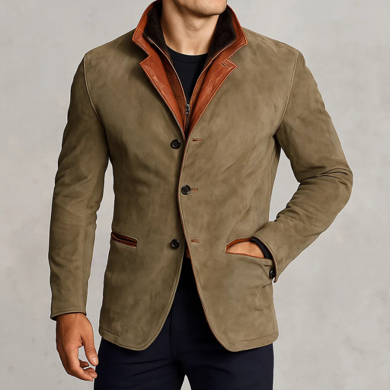Men's Suede Jacket - Bradford Style
