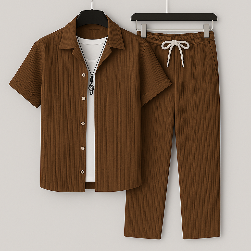 Men's Relaxed Linen Set-Outfit2Go