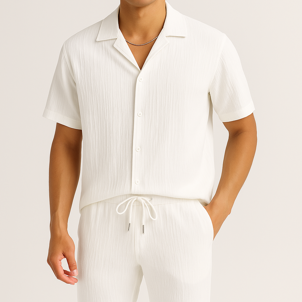 Men's Relaxed Linen Set-Outfit2Go