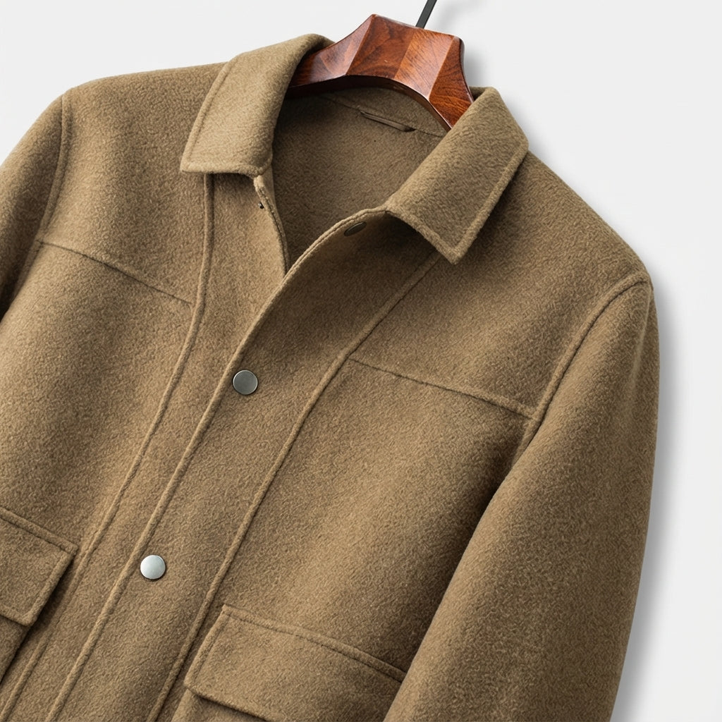 Men's Wool Coat – Stylish Warmth and Timeless Elegance.-Outfit2Go