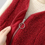 Women's Fleece Vest - Cozy and Stylish Outerwear-Outfit2Go