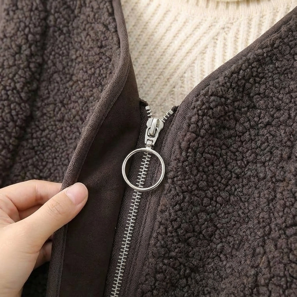 Women's Fleece Vest - Cozy and Stylish Outerwear-Outfit2Go